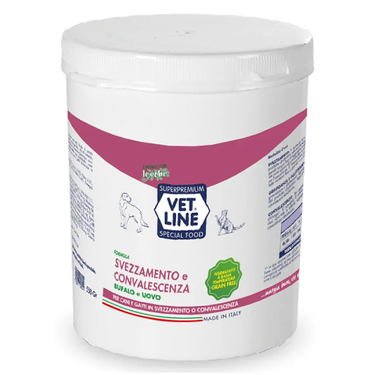 Vet Line Formula Svezzamento e Convalescenza Bufalo e Uovo 550g