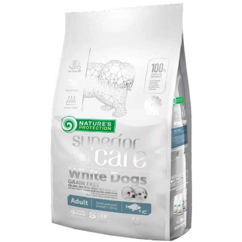 Nature's Protection Superior Care White Dog Small Adult Pesce Bianco 2x1,5kg