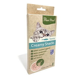 Paw Paw Creamy Snack per Gatti 5x6 bustine da 10g