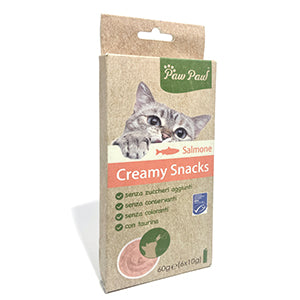 Paw Paw Creamy Snack per Gatti 5x6 bustine da 10g