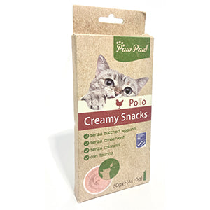 Paw Paw Creamy Snack per Gatti 5x6 bustine da 10g