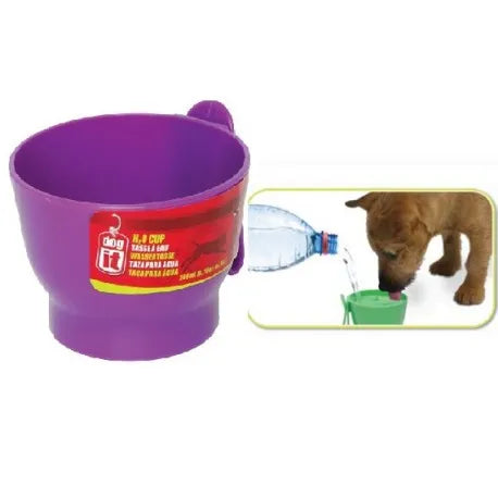 Tazza/Tappo per Bottiglia Acqua - Ciotola per Cani 200ml