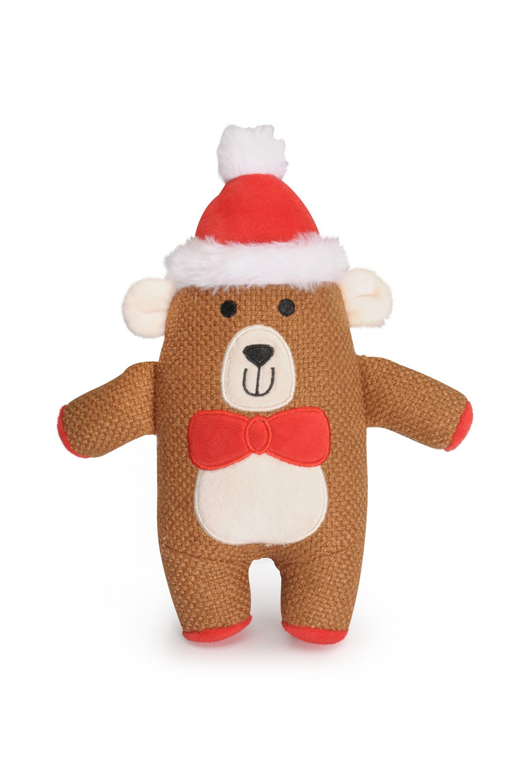 Camon Gioco per Cani - Orsetto con Cappello Natalizio in Peluche 24cm
