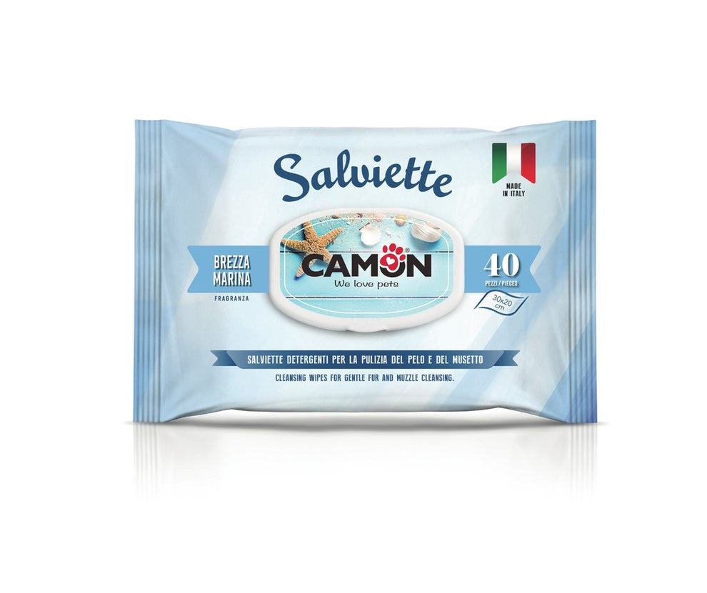 Camon Salviette Detergenti 5x40pezzi Totale 200 Salviettine