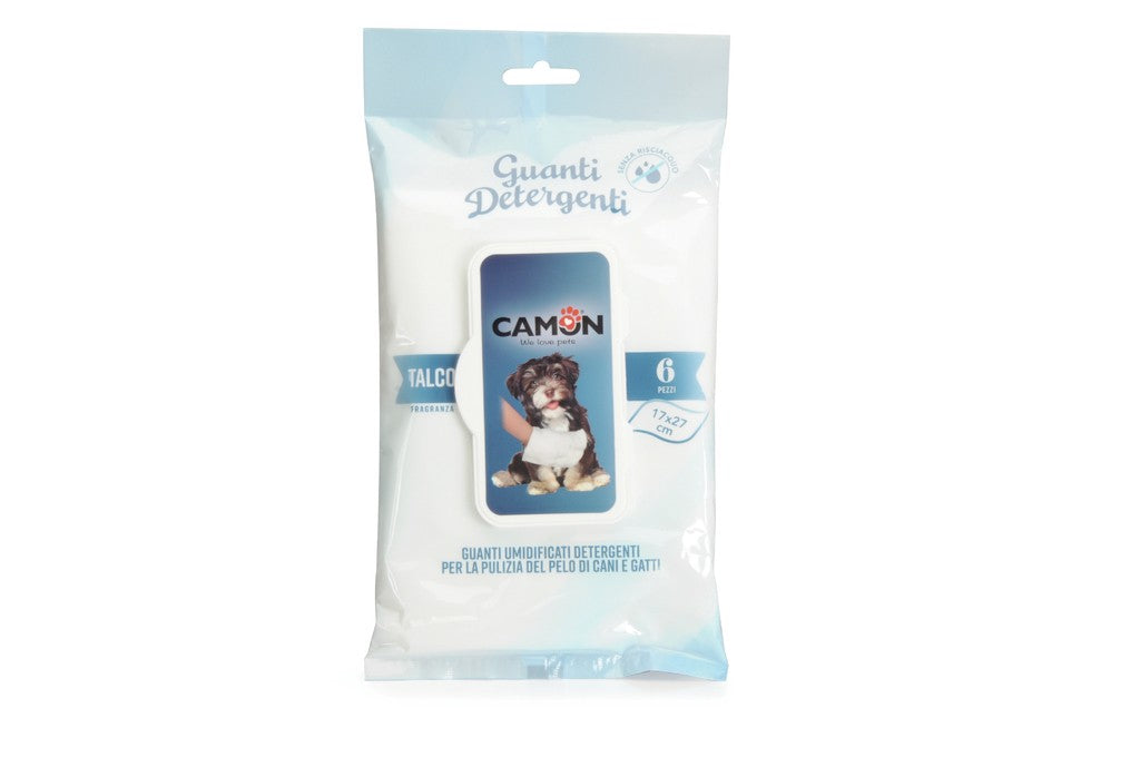 Camon Guanti Detergenti - 6 pezzi - Talco