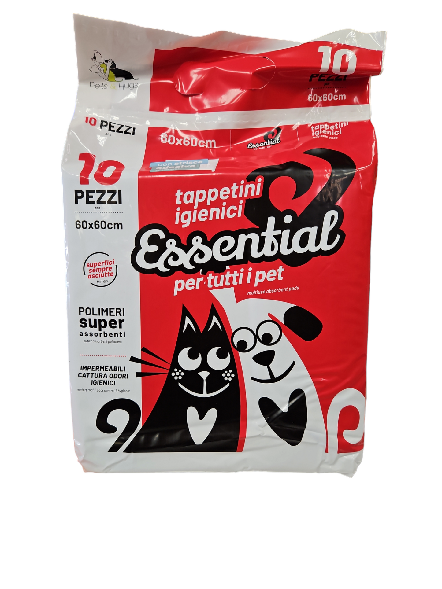 Pets & Hugs Essential tappetini Igienici 10 pezzi