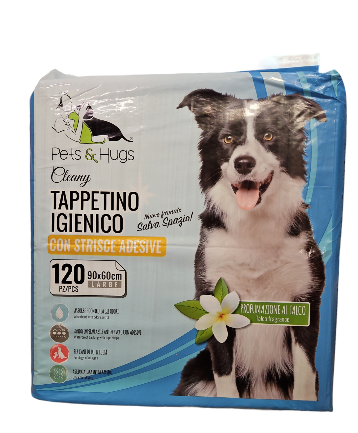 Pets&Hugs tappetino igienico nuovo formato da 120 pezzi
