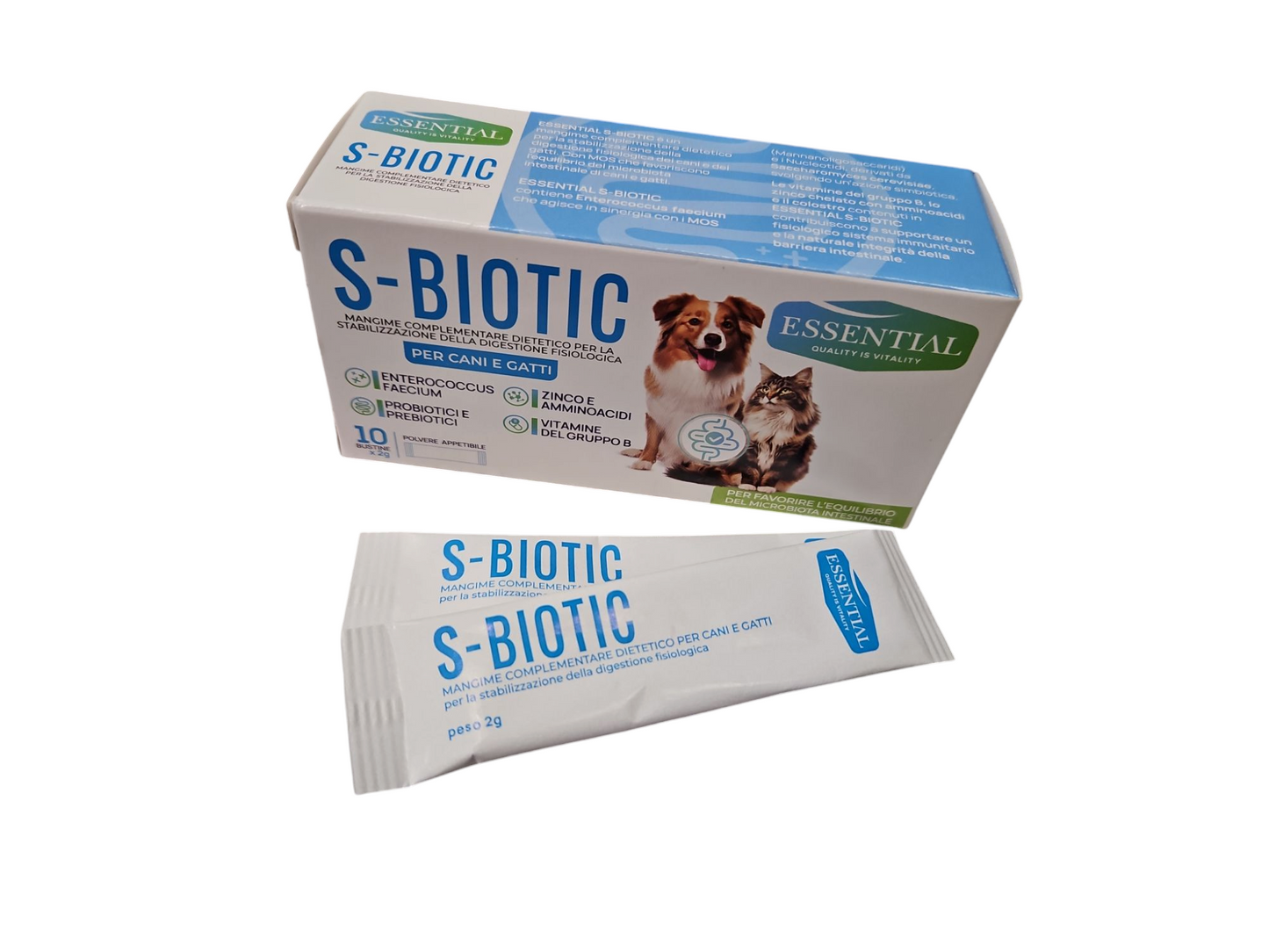 Essential S-BIOTIC - Favorisce l'Equilibrio dell'Intestino - 10x2g