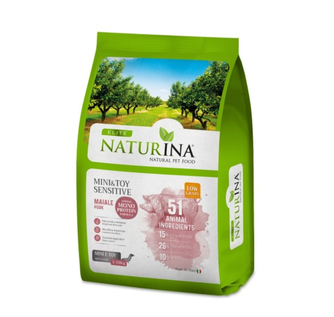 Naturina Èlite Adult Mini Sensitive Maiale 2kg