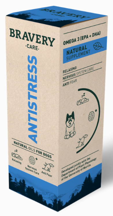 Bravery Care Olio di Salmone per Cani - Anti Stress 500ml