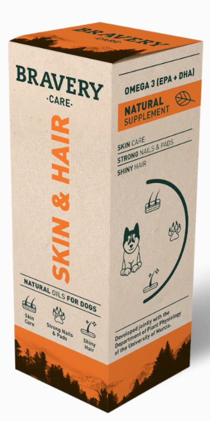 Bravery Care Olio di Salmone per Cani- Skin & Hair 500ml