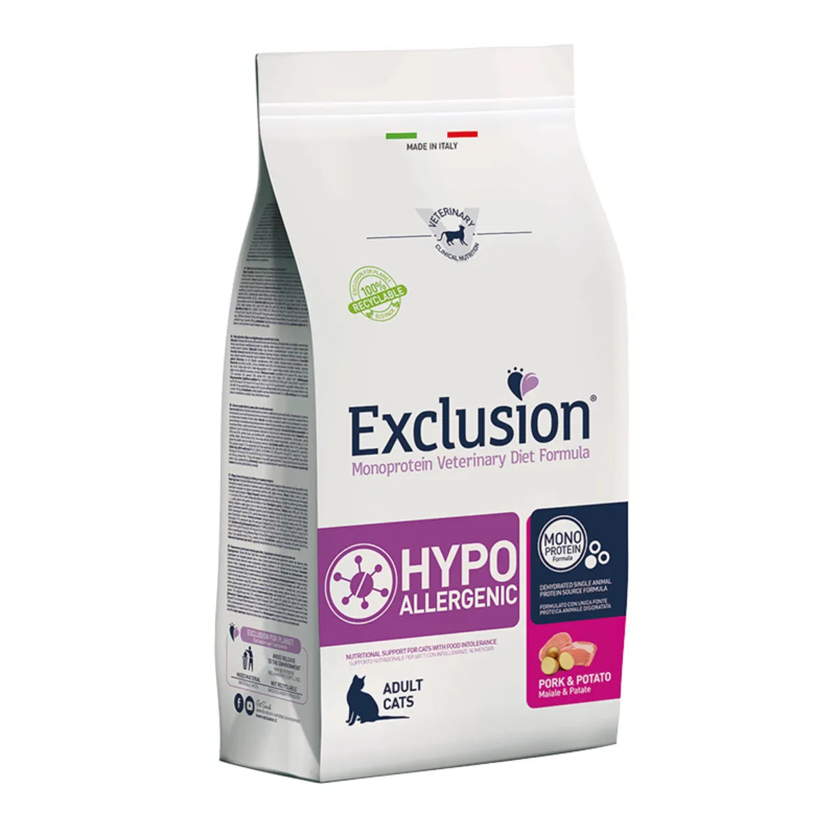 Exclusion cat Hypo pork and potato 1,5kg