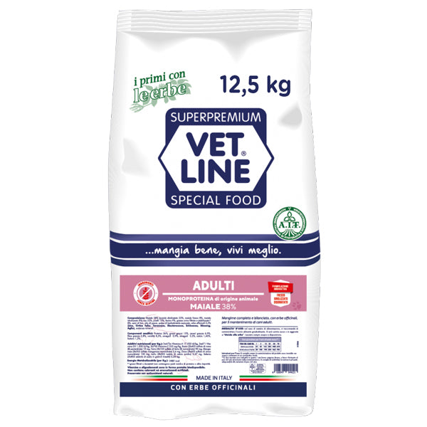 Vet Line Adulti Maiale 12,5kg
