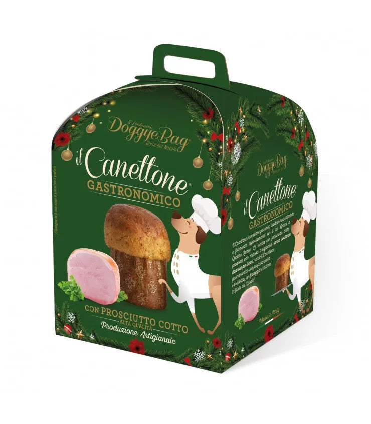 DoggyeBag "Il Canettone" Gastronomico Prosciutto Cotto Panettone per cani 125g