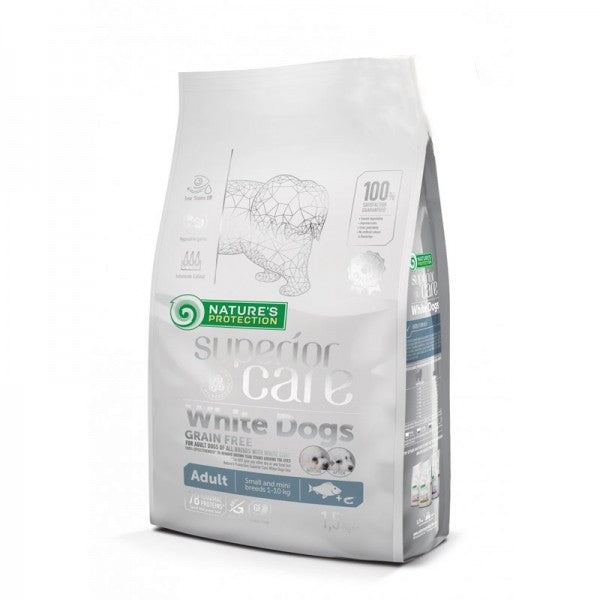 Nature's Protection Superìor Care Small - White Dogs - Red Coat 1,5kg