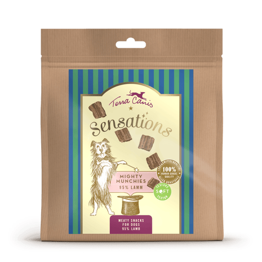 Terra Canis Sensations Mighty Munchies 90g Snack per Cani