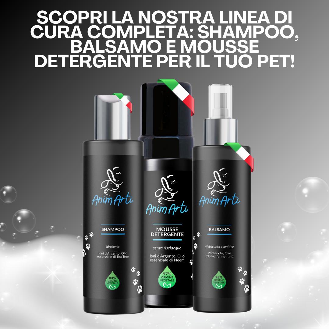 AnimArtì Balsamo Spray Districante e Lenitivo per Cani e Gatti - 98% Origine Vegetale 200ml