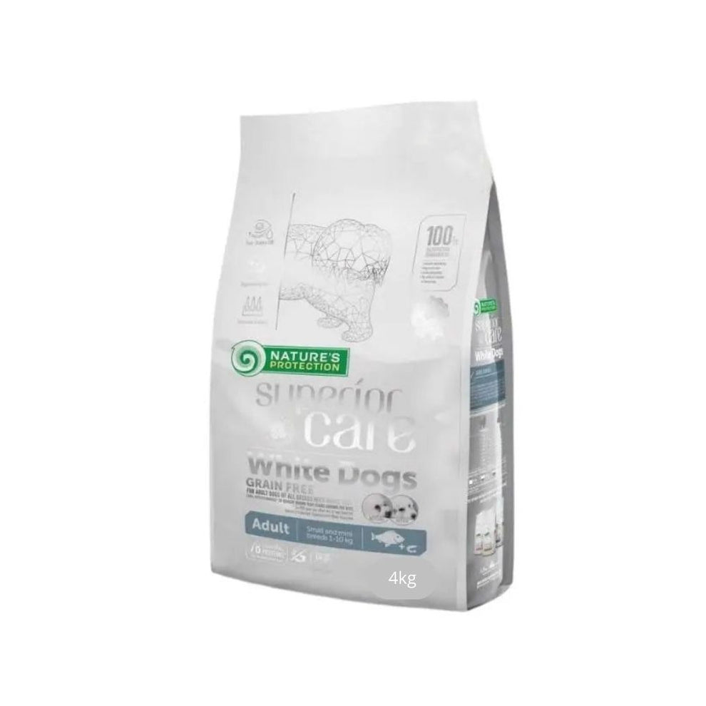 Nature’s Protection Superior Care White Dogs Grain Free per Cani Adult Small e Mini 4kg