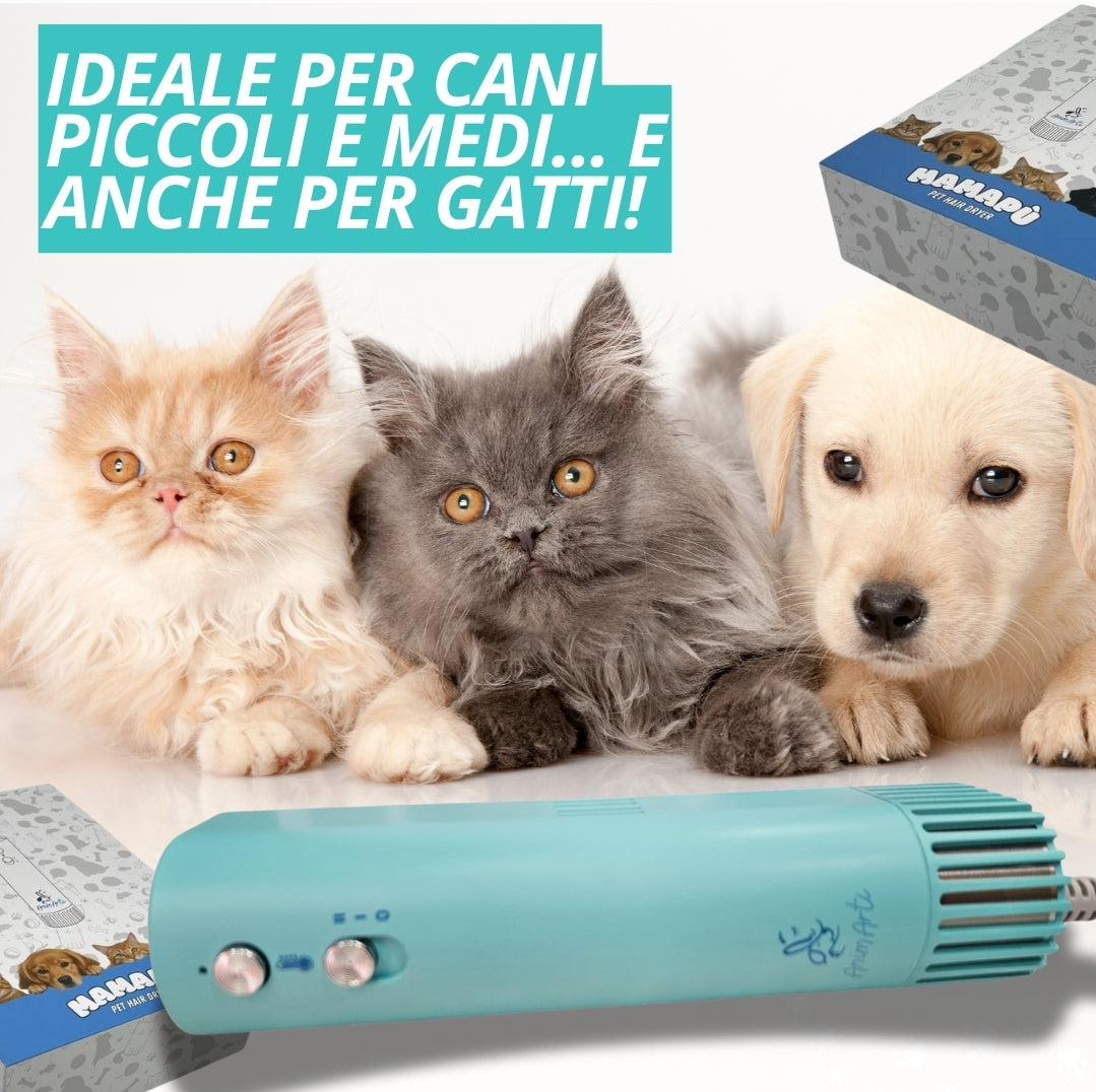 AnimArtì MAMAPÙ Phon per Cani con Supporto da Collo - 1400W