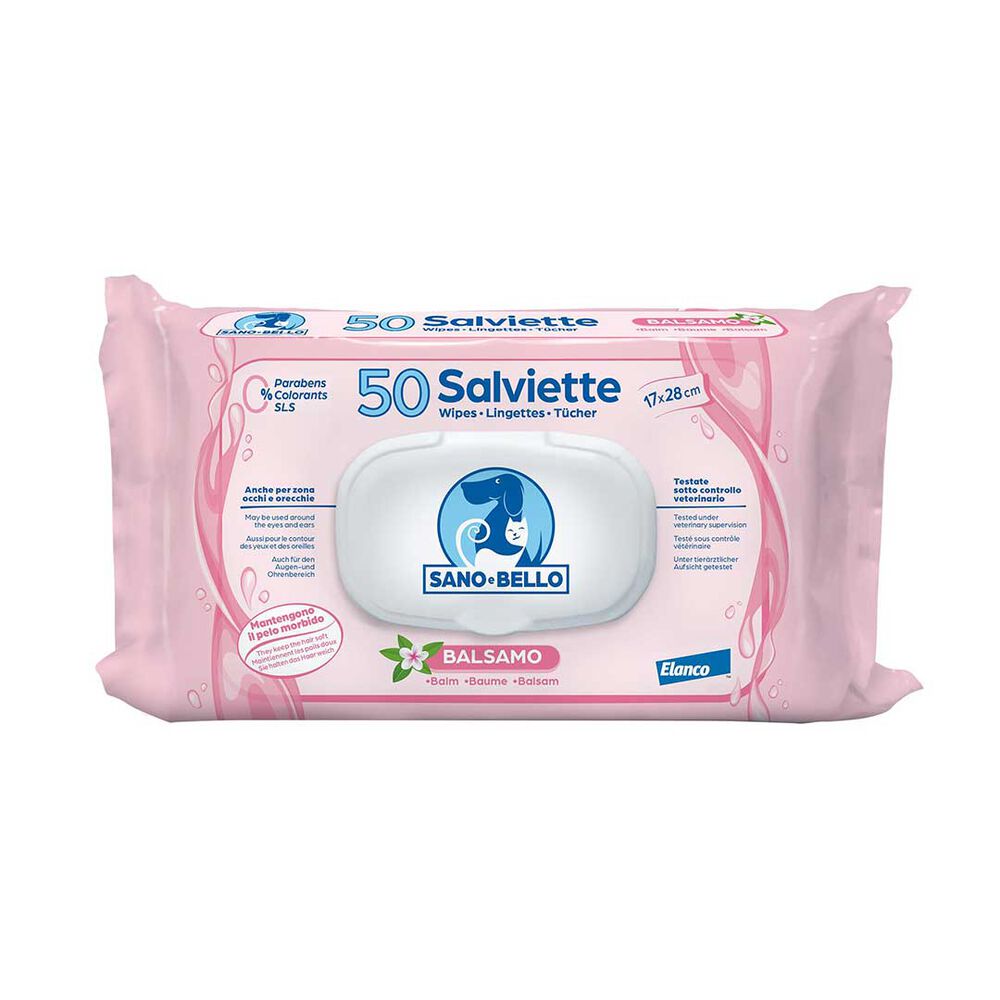 Sano & Bello Salviette Umidificate Cane e Gatto - 50pz 4 PACK