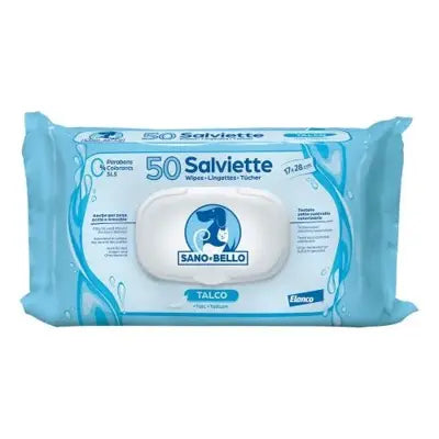 Sano e Bello Salviette Umidificate Cani e Gatti - 50 pezzi