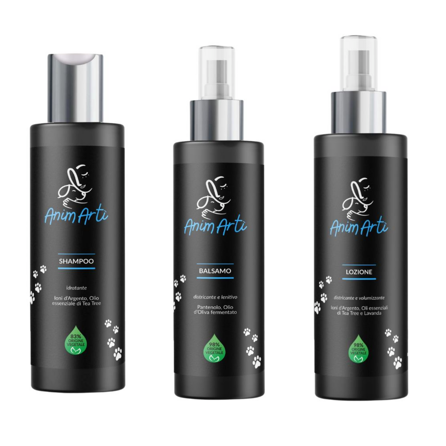 AnimArtì PACK Beauty Shampoo + Balsamo + Districante Spray
