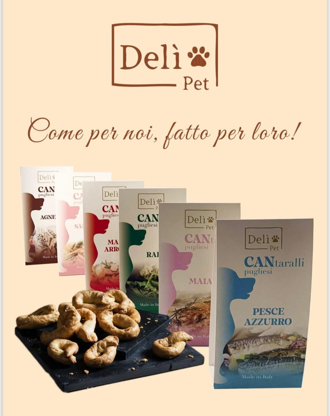 Delì Pet CANtaralli Pugliesi - Biscotti per Cani