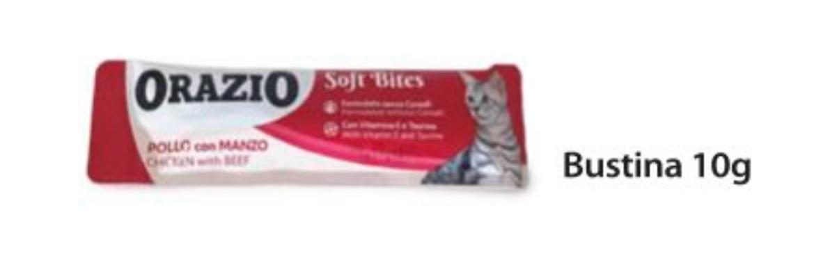 Orazio Soft Bites Morbidi Snack per Gatto 10g