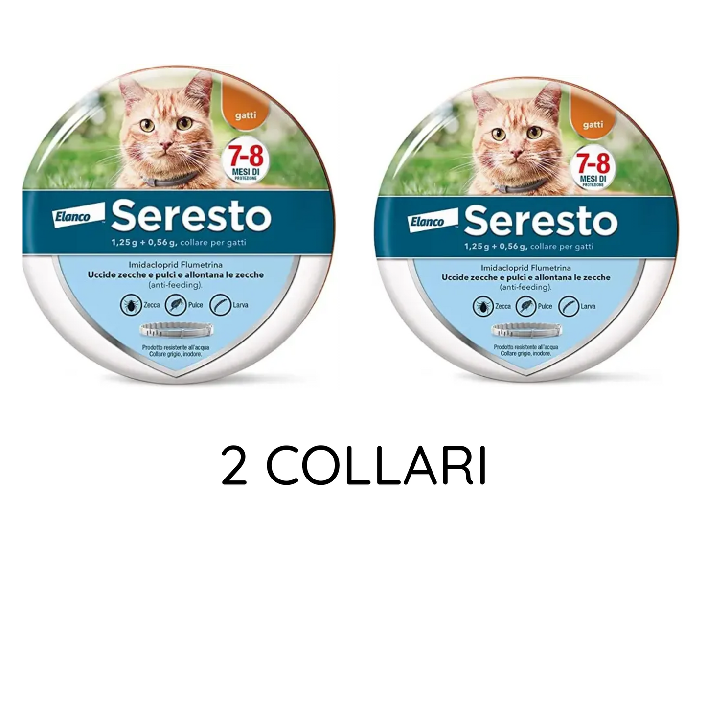 Seresto Collare Antiparassitario Gatto 2 PACK