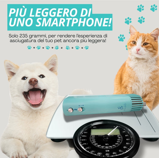AnimArtì MAMAPÙ Phon per Cani con Supporto da Collo - 1400W