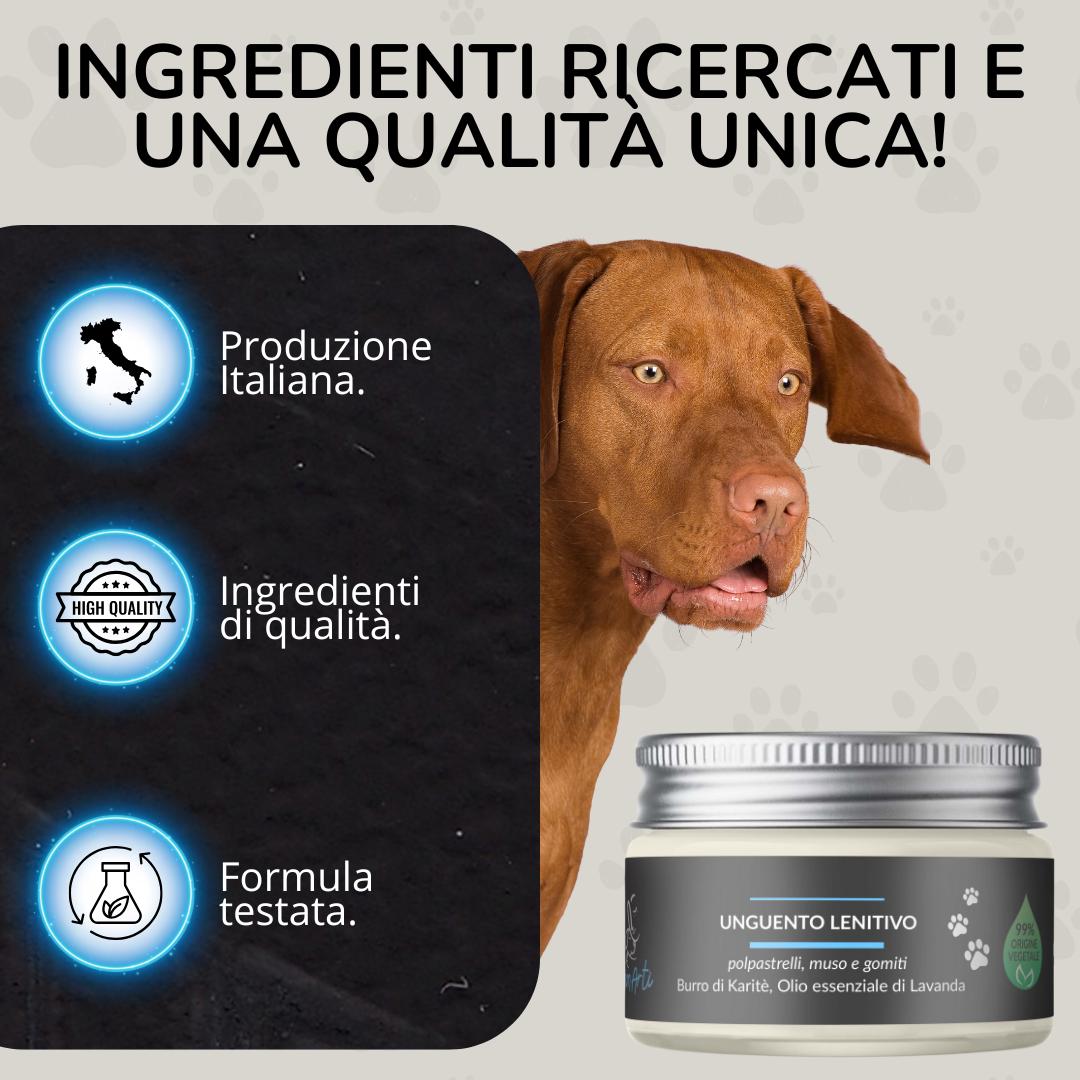 AnimArtì Unguento Lenitivo per Polpastrelli Naso e Gomiti - 99% Origine Vegetale