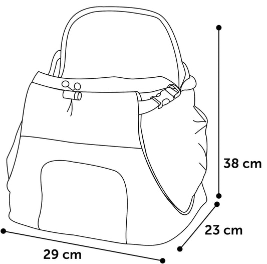 Zaino Frontale - Trasportino per Cani Front Carrier - 30x23x38 cm