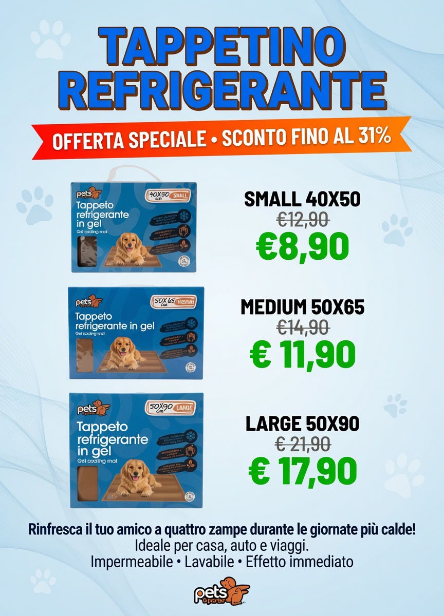 Tappetino refrigerante per Cani ❄️