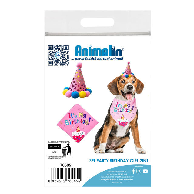 Set Party - Happy Birthday Bandana + Cappellino