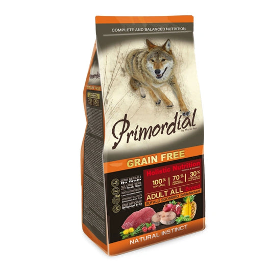 Primordial All Breed Adult Bufalo e Sgombro 2kg 2 PACK