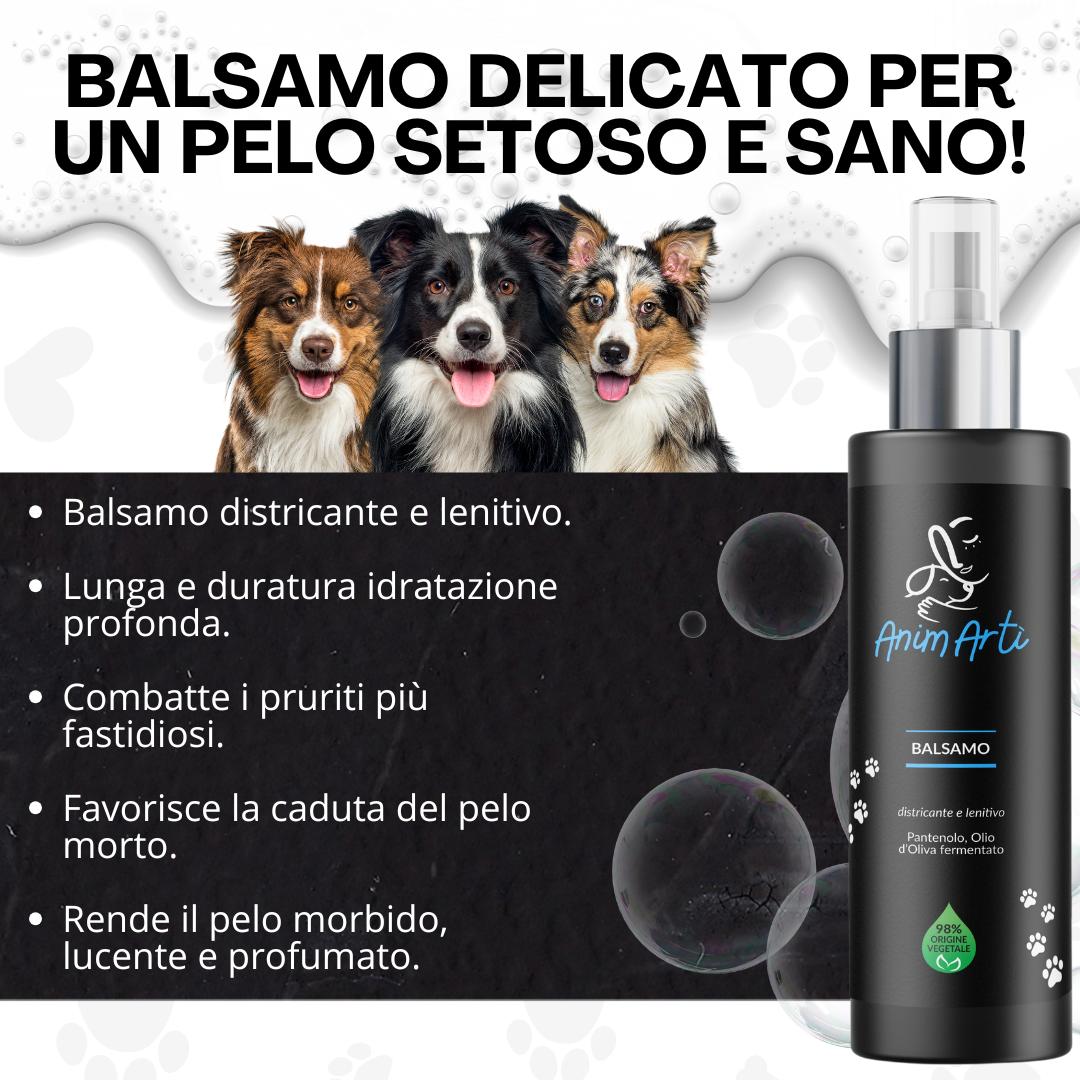 AnimArtì Balsamo Spray Districante e Lenitivo per Cani e Gatti - 98% Origine Vegetale 200ml