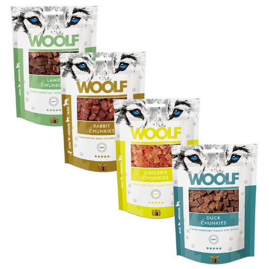 Woolf Snack per Cani 100g OFFERTA 4+1 OMAGGIO