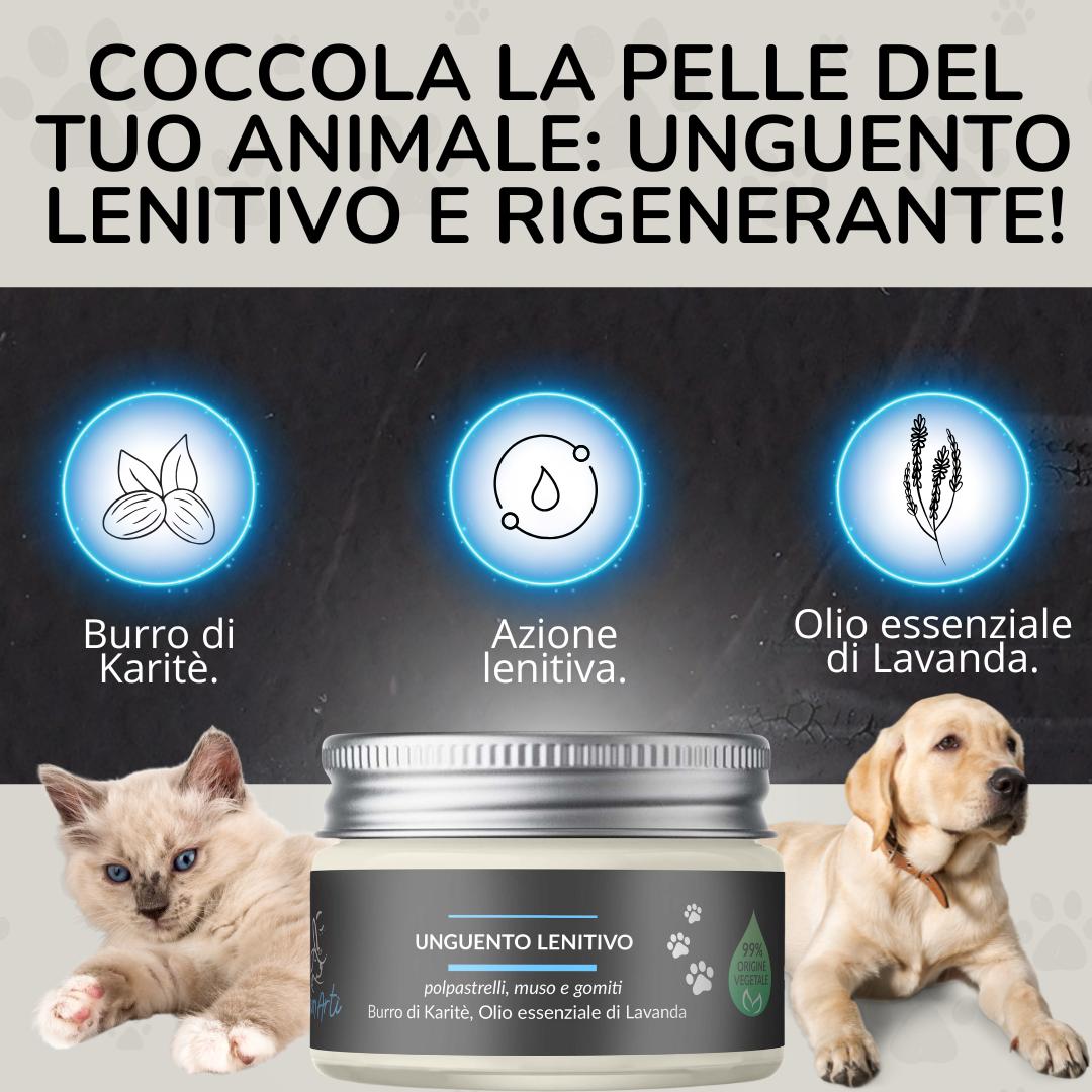 AnimArtì Unguento Lenitivo per Polpastrelli Naso e Gomiti - 99% Origine Vegetale