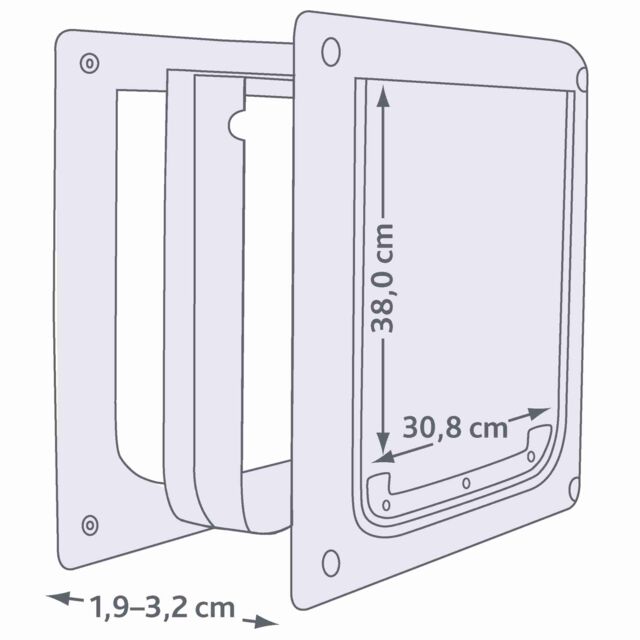Trixie Porta Basculante per Cani M-XL