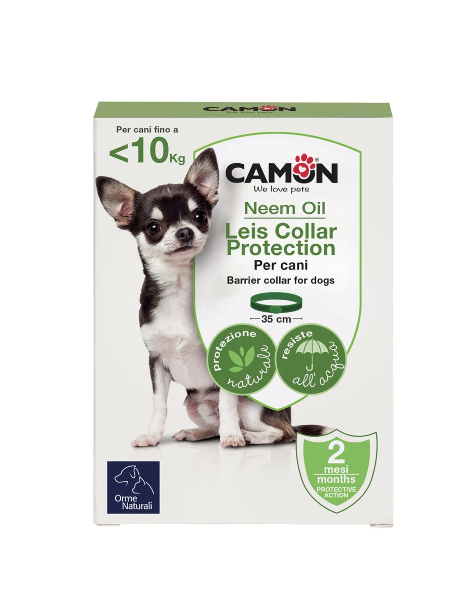 Camon Neem Oil Leis Collar - Collare Barriera all'Olio di Neem - Small