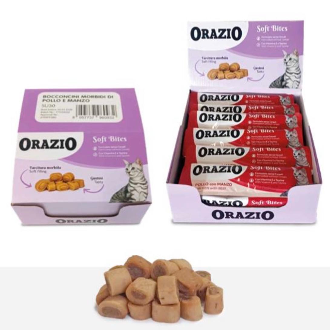 Orazio Soft Bites Morbidi Snack per Gatto 10g