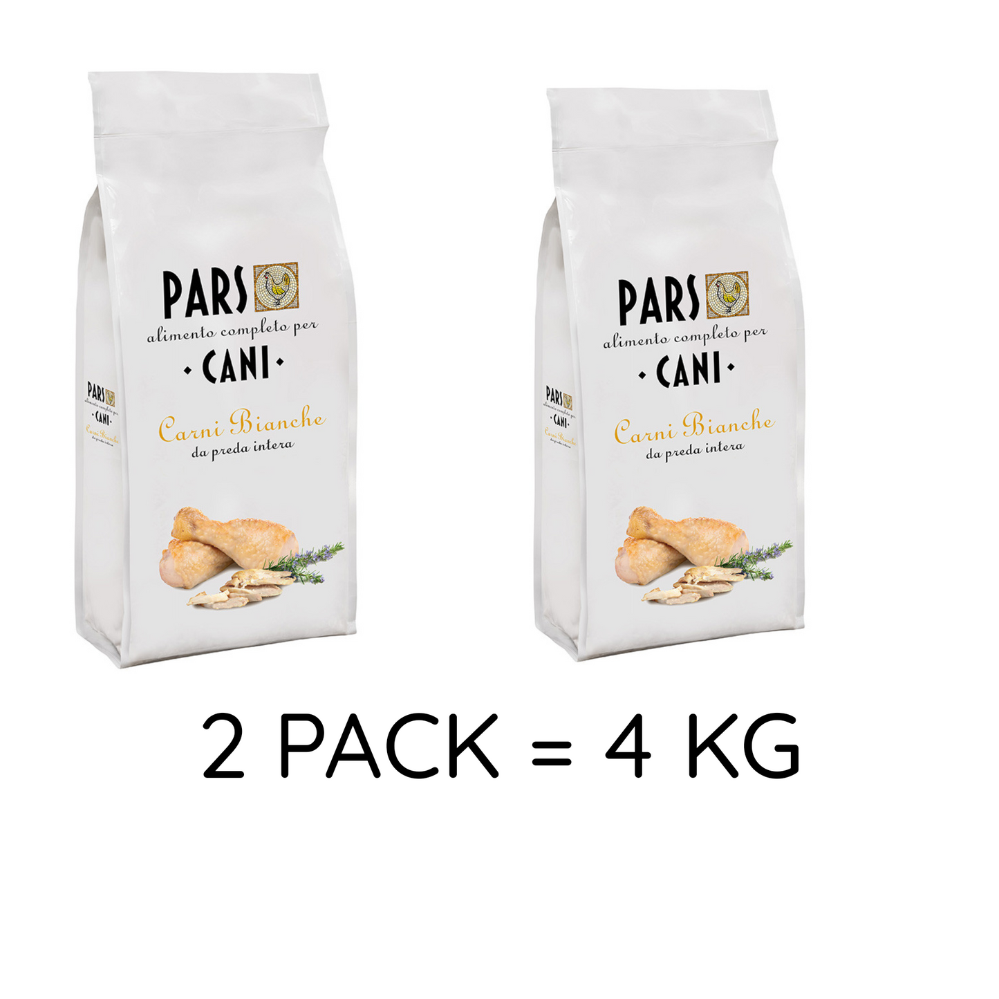 Pars Carni Bianche da Preda Intera 2kg 2 PACK