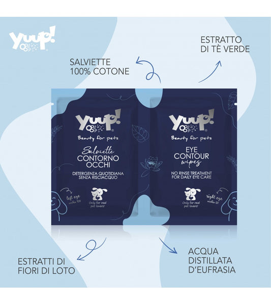 Yuup Salviette Contorno Occhi Box 50 Salviettine Monouso