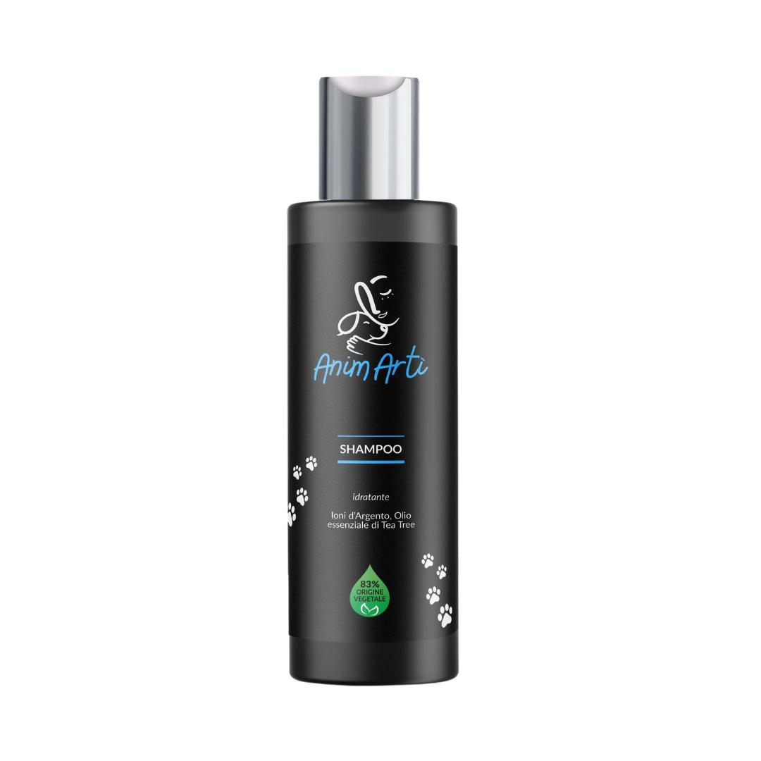 AnimArtì Shampoo Idratante per Cani e Gatti - Olio Essenziale Tea Tree 200ml