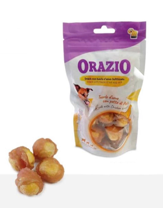 Snack per Cani - Tuorlo d' Uovo 80g