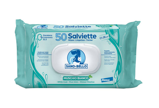 Sano & Bello Salviette Umidificate Cane e Gatto - 50pz 4 PACK