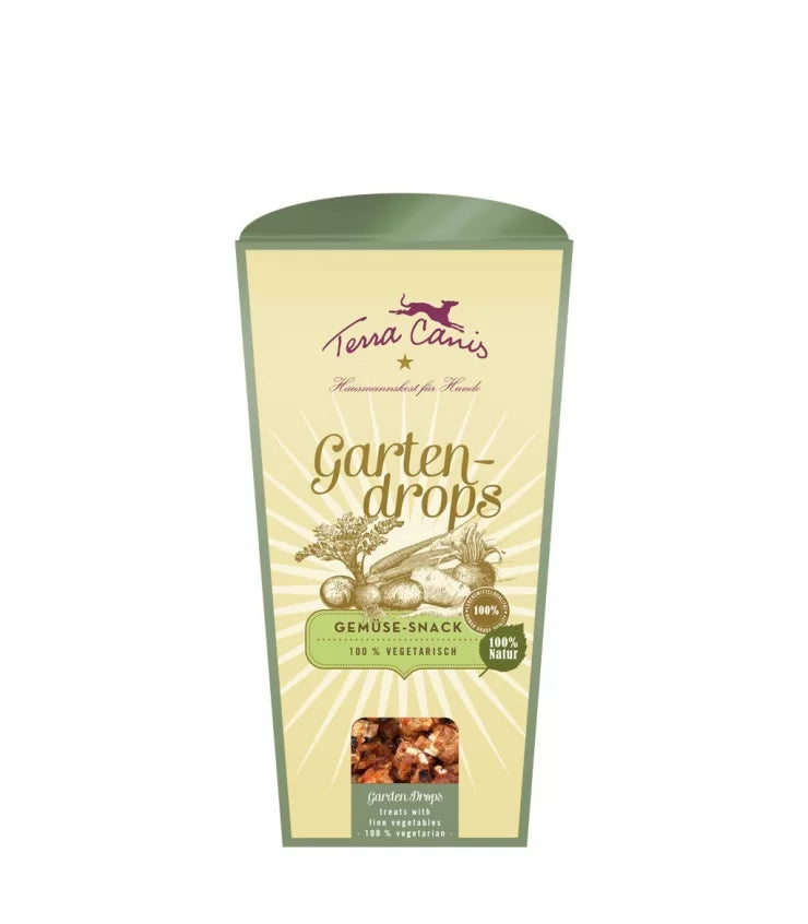 Terra Canis Snack Garten-Drops Gemuse-Snack 100% Vegetarian 250g