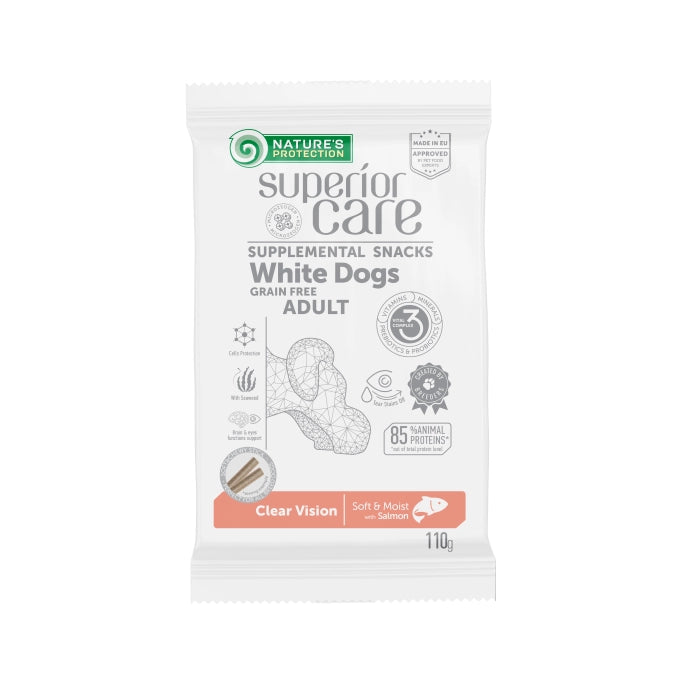 Superíor Care White Dog Snack Clear Vision 110g