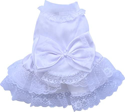 Doggy dolly vestito da sposa per cani. Vestito elegante da cerimonia mis S