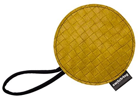 Porta sacchetti igienici in vinilpelle intrecciata